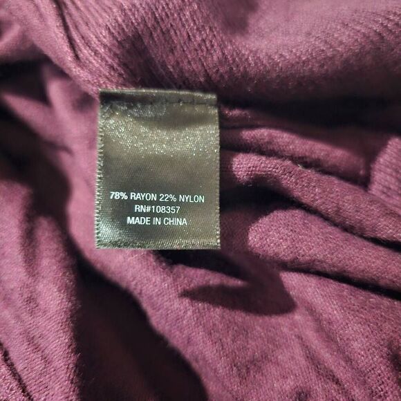 Worthington womens Sz XXL merlot cardigan - Picture 8 of 8